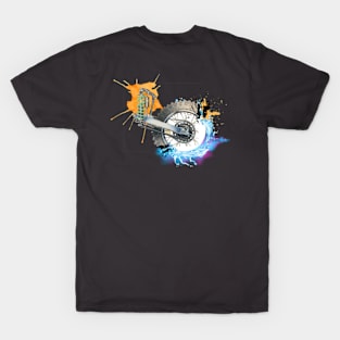 wheel of steel and colour T-Shirt